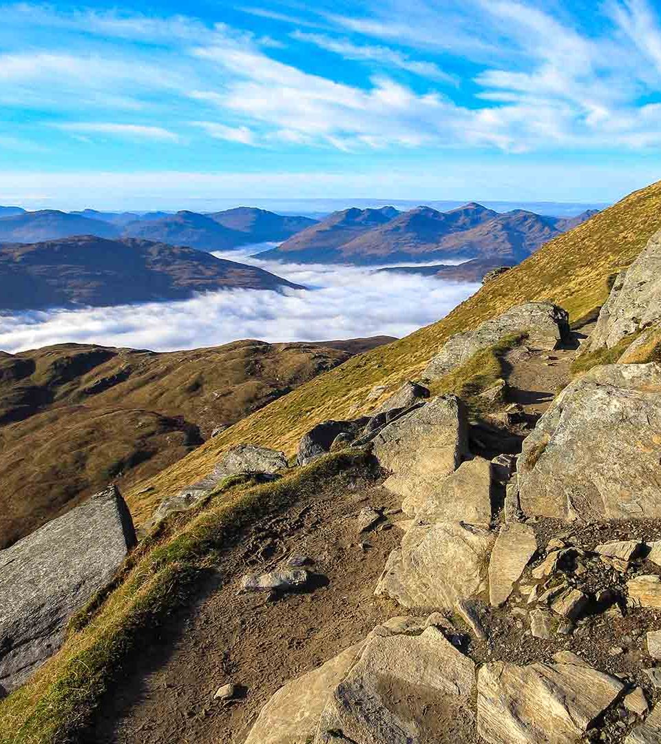 ben lomond from the top