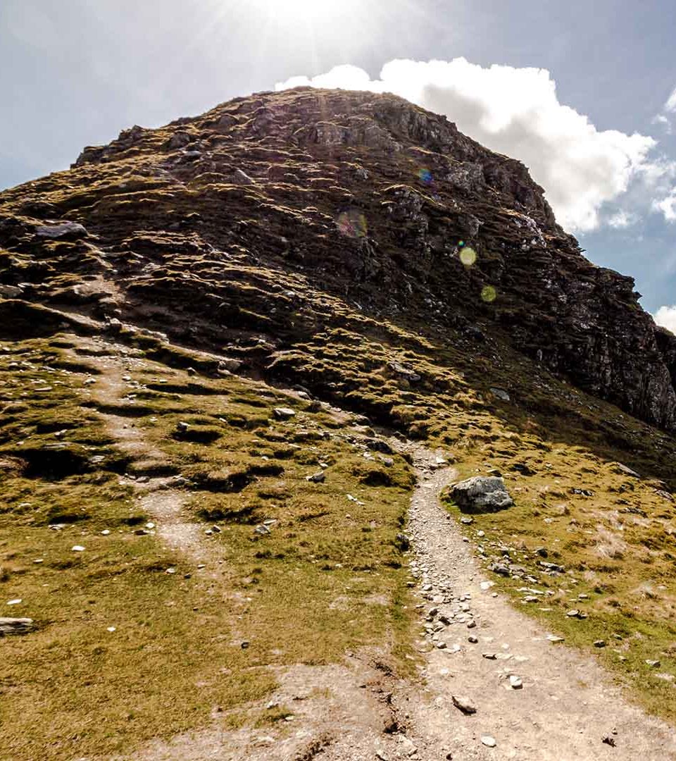 near the summit of ben lomond