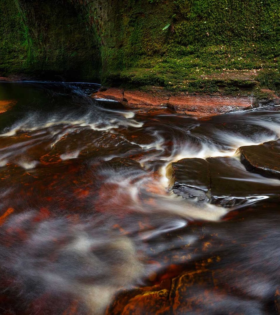 The red water by the devils pulpit