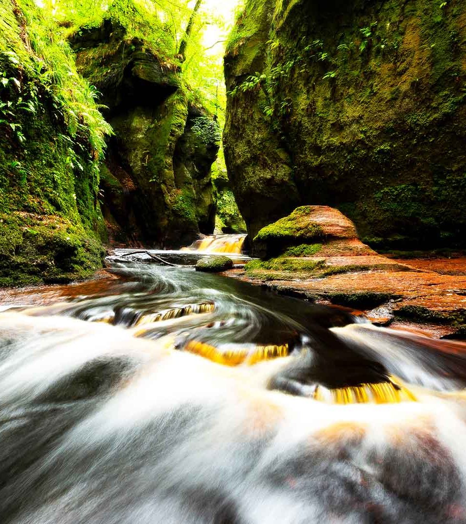 The devils pulpit water