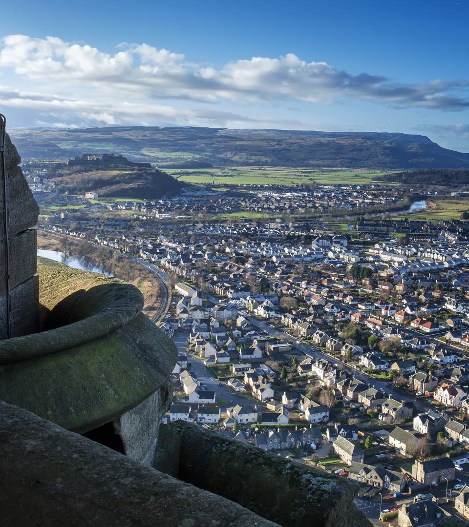 View of Stirling from the Wallace Monument