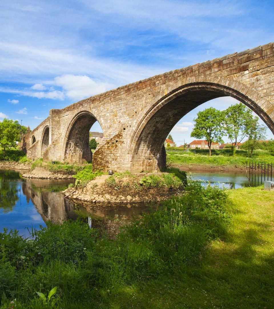 Scene of the battle of Stirling Bridge