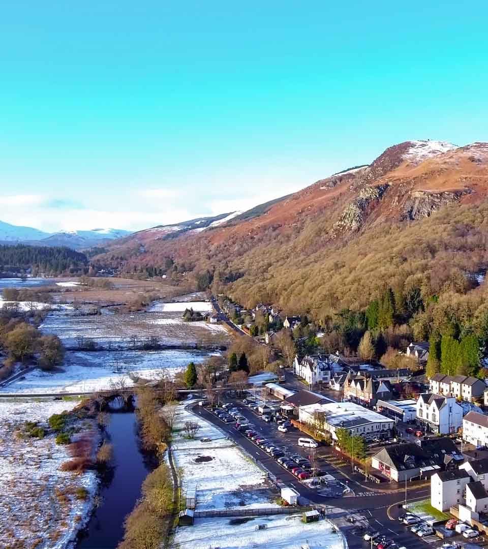 Aberfoyle from above