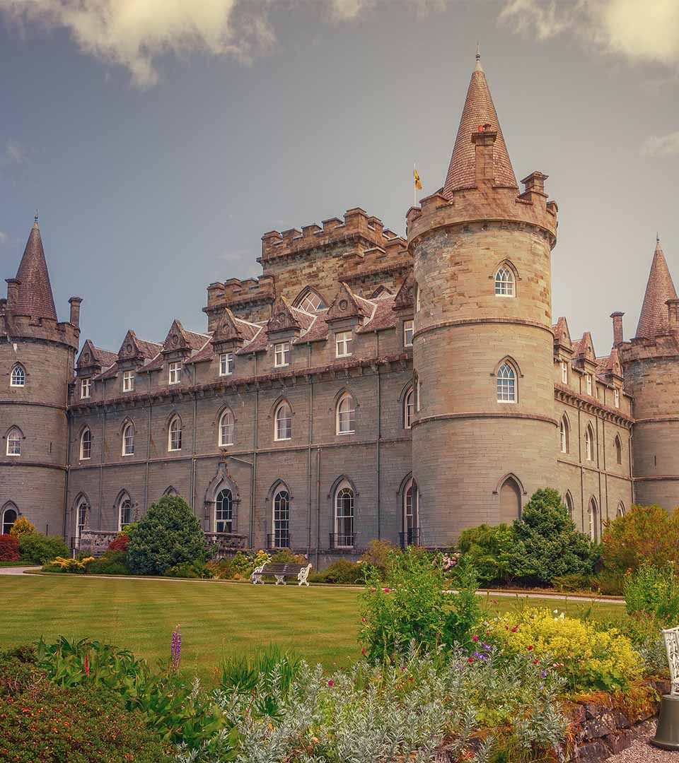 The towers of Inveraray Castle