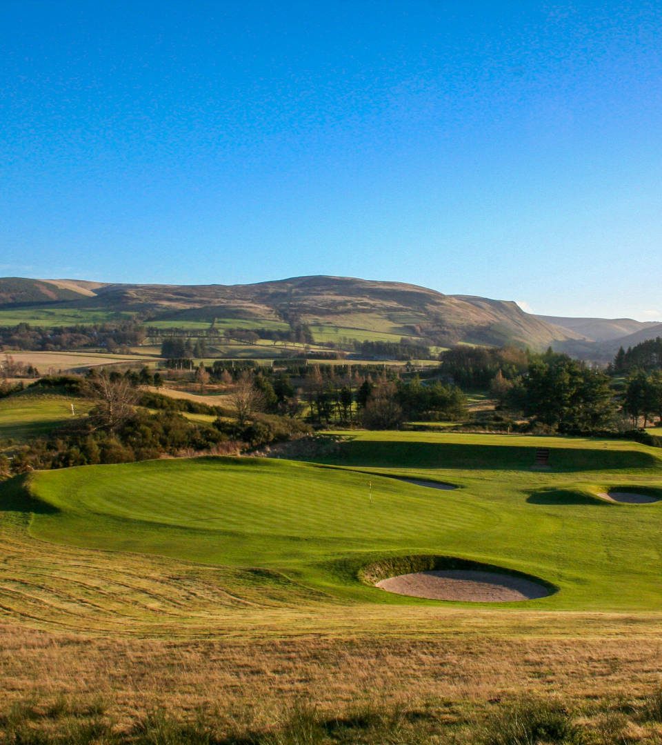 Gleneagles golf course on a sunny day